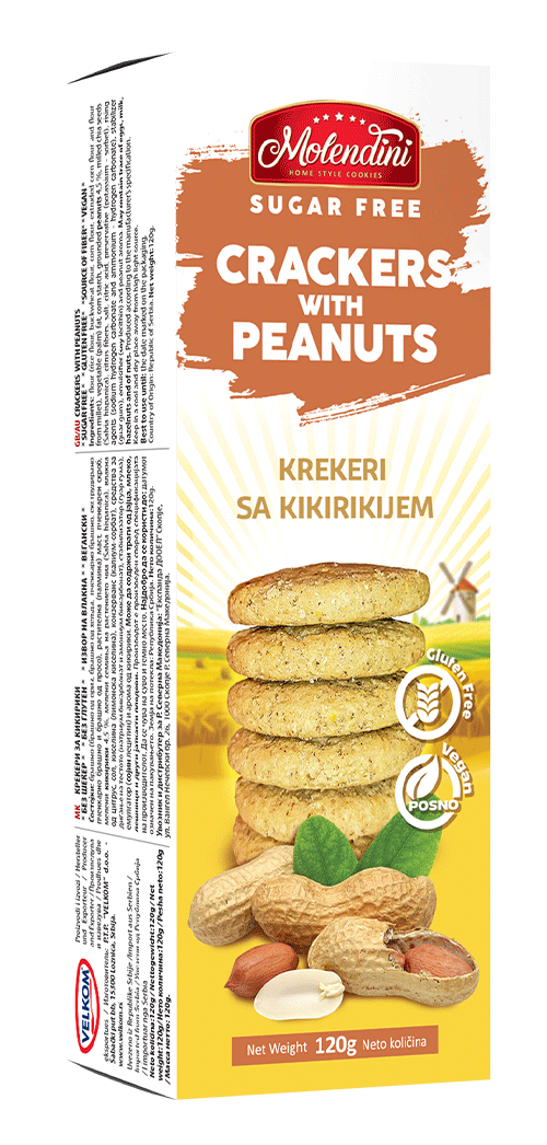 Molendini | Kreker sa kikirikijem