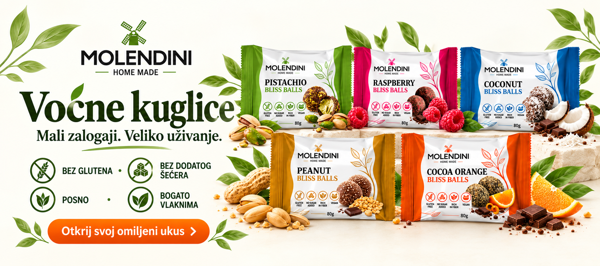 Molendini | Voćne kuglice